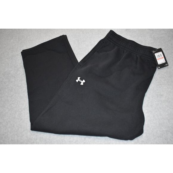 Under Armour Gym Sweat Pants Mens Size 3XL ColdGear Performance Black NEW - Picture 1 of 7